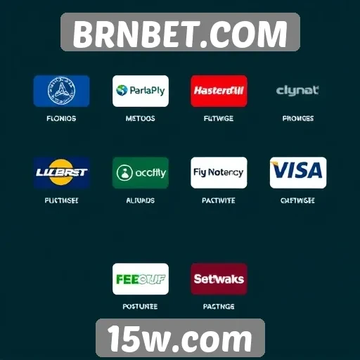 Métodos de pagamento disponíveis em BRNBET COM