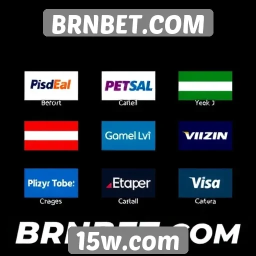 Comparação de métodos de pagamento disponíveis no BRNBET.COM